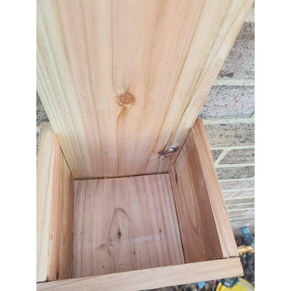 Custom Wooden Address Planter Box  | Rustic Welcome Door Hanger - Picture 4 of 7